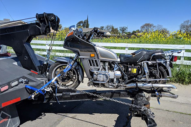 motorcycle tow truck stockton ca